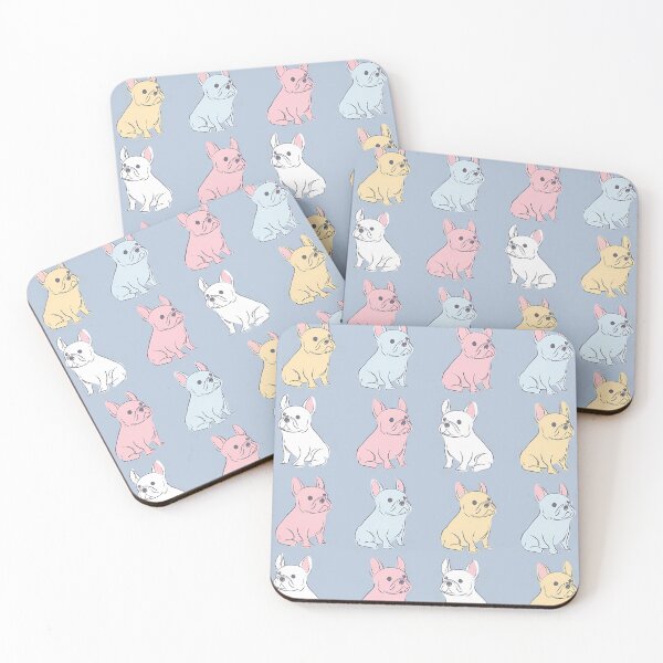 Item preview, PASTEL COLORED DOG WALLPAPER PATTERN designed and sold by infinitearte.