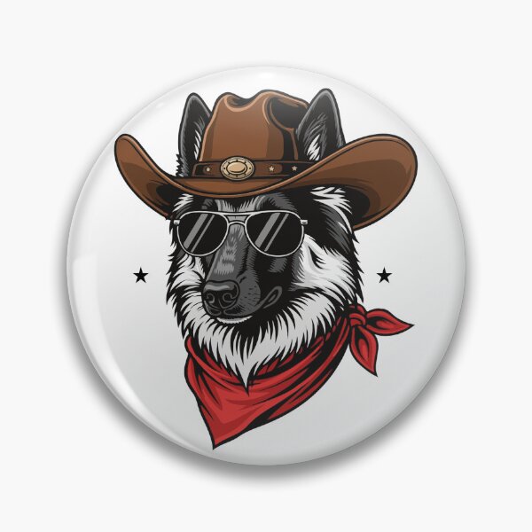 Item preview, Western Tervuren – Cute Cowboy Dog designed and sold by The Real Life Symphony.