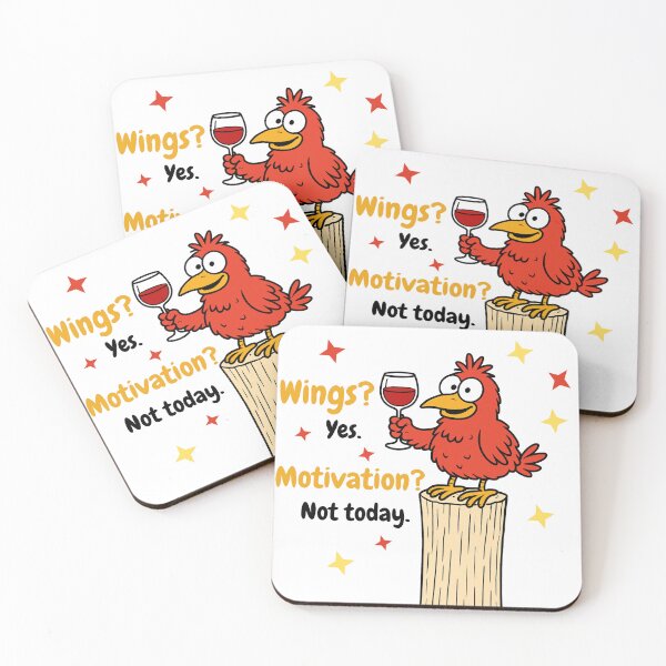 Item preview, Funny Bird with Wine designed and sold by NineRudolph.