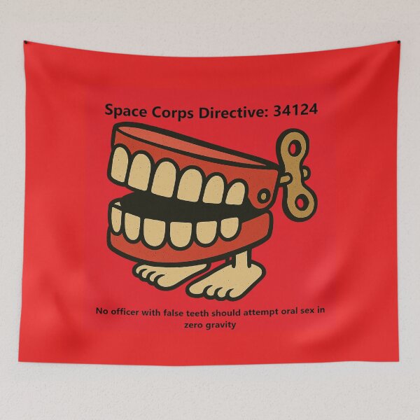 Item preview, Space Corps Directive 34124 – Zero-G Giggles Guaranteed designed and sold by Kray80.