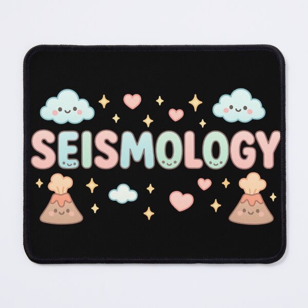 Item preview, Seismology - colorful kawaii version designed and sold by DamioPolArt.