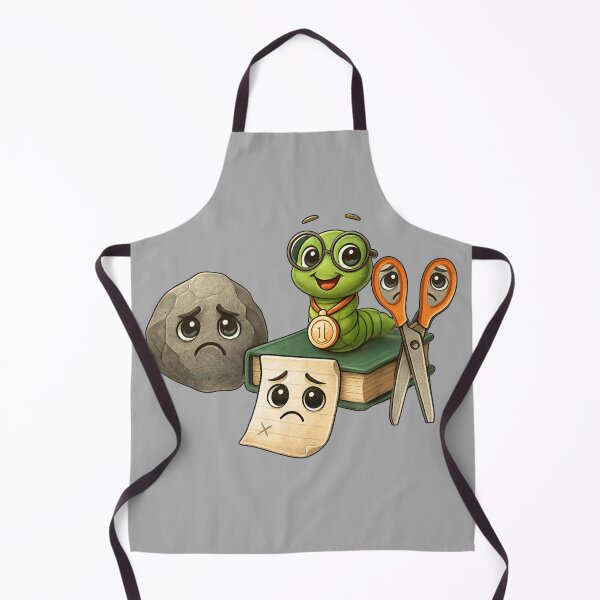 Item preview, Bookworm Champion – Kawaii Rock Paper Scissors designed and sold by I AM BRO.