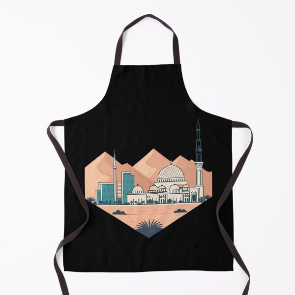 Item preview, Modern Khartoum Skyline Art – Minimal Geometric Desert Design designed and sold by VividOrganica.