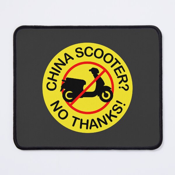 Item preview, Chinese scooters? No Thanks! (tricolor) designed and sold by VEB Ostladen.