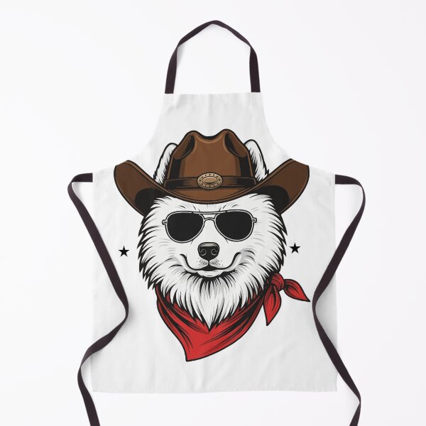 Item preview, Western Samoyed – Cute Cowboy Dog designed and sold by The Real Life Symphony.
