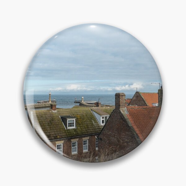 Item preview, High up view over Whitby Harbour, North Yorkshire designed and sold by yackers1.