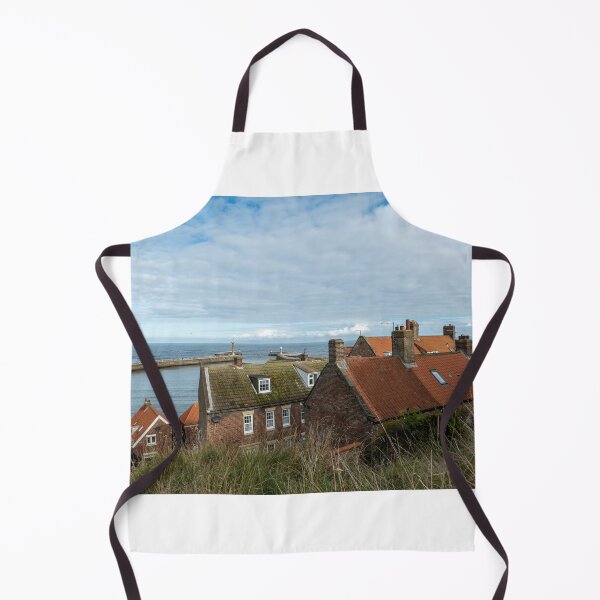 Item preview, High up view over Whitby Harbour, North Yorkshire designed and sold by yackers1.
