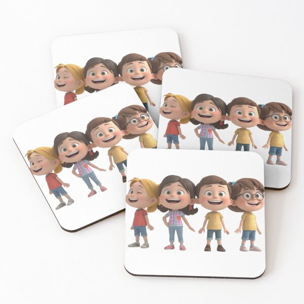 Item preview, Cute children standing in a row designed and sold by Nok-Thep.