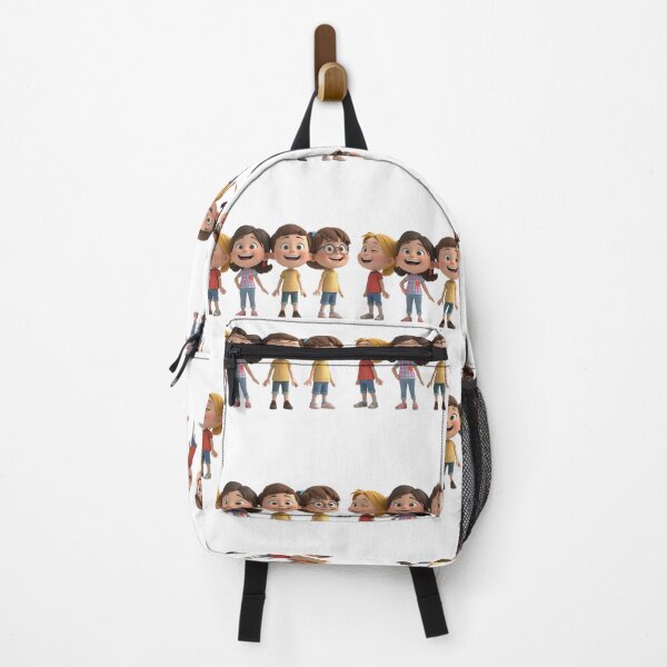 Item preview, Cute children standing in a row designed and sold by Nok-Thep.