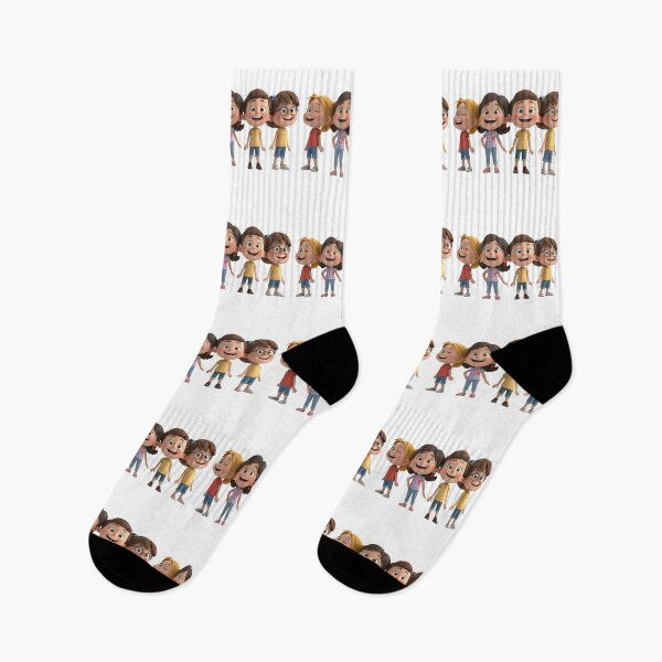 Item preview, Cute children standing in a row designed and sold by Nok-Thep.