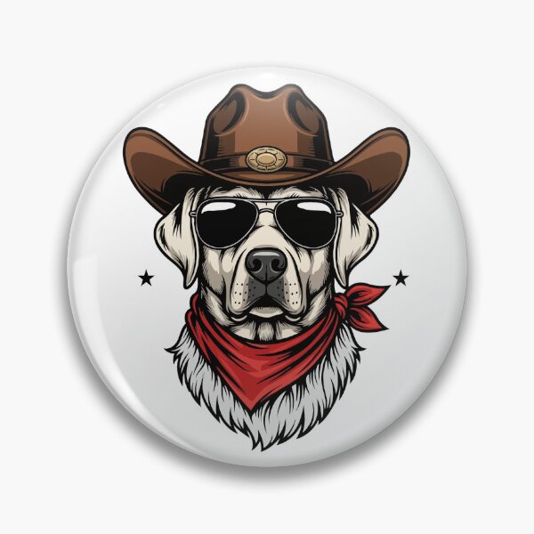 Item preview, Western Labrador Retriever – Cute Cowboy Dog designed and sold by The Real Life Symphony.