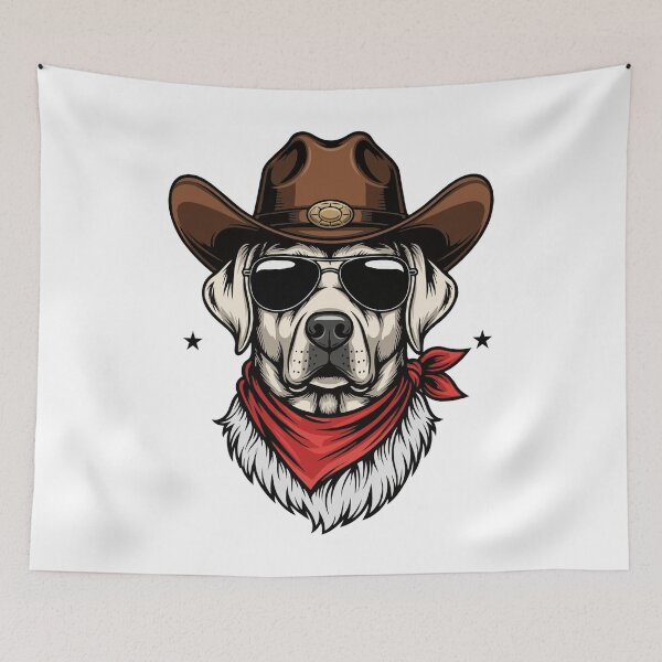 Item preview, Western Labrador Retriever – Cute Cowboy Dog designed and sold by The Real Life Symphony.