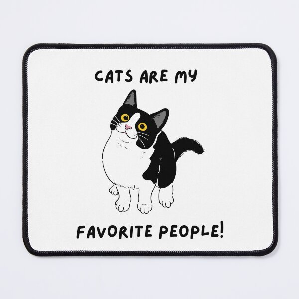 Item preview, Cat's Are My Favorite People-Single designed and sold by teesbymcab.