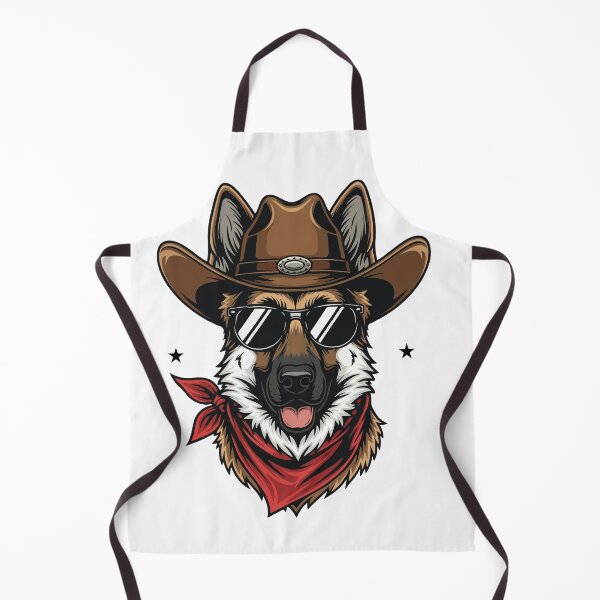 Item preview, Western German Shepherd – Cute Cowboy Dog designed and sold by The Real Life Symphony.
