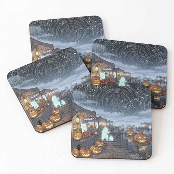Item preview, Halloween Night Market at the Harbor – Cosmic Mystery designed and sold by Teequeque.