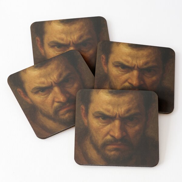 Item preview, Eyes of Vengeance – Dark Oil Painting designed and sold by Not Hugo.