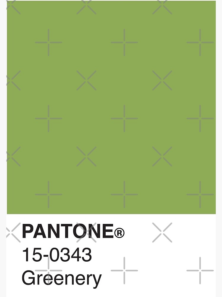 PANTONE 15-0343 Greenery Color Palette