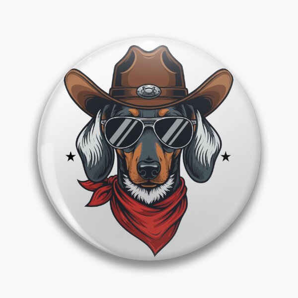 Item preview, Western Dachshund – Cute Cowboy Dog designed and sold by The Real Life Symphony.