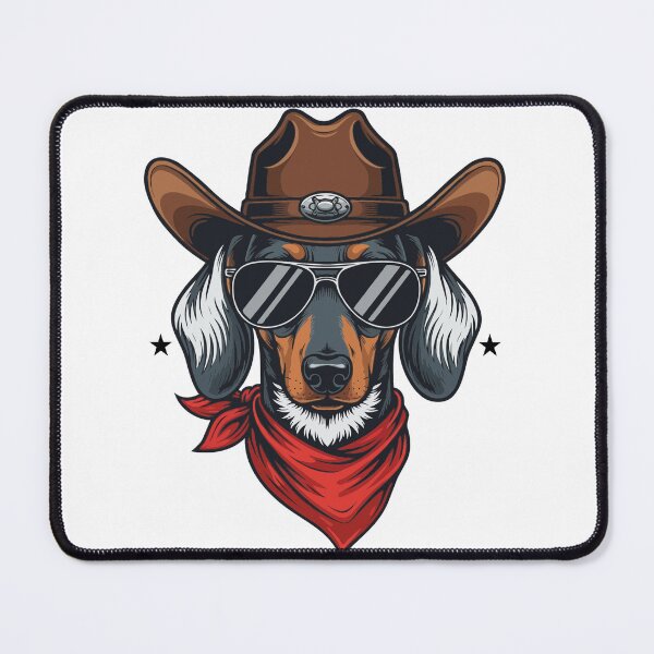 Item preview, Western Dachshund – Cute Cowboy Dog designed and sold by The Real Life Symphony.