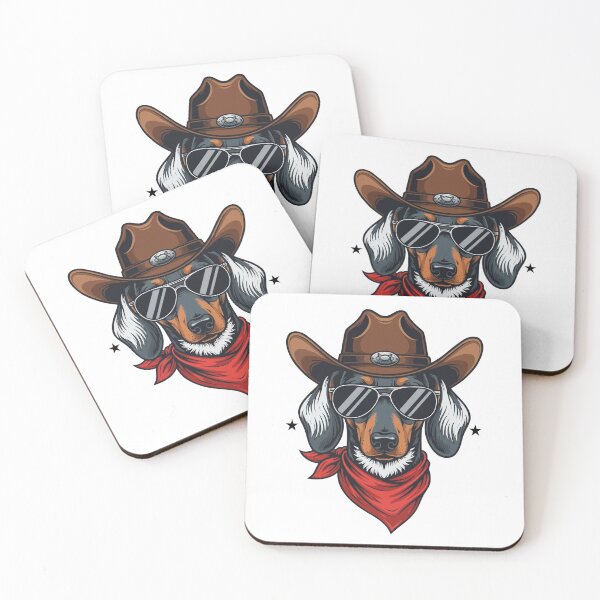 Item preview, Western Dachshund – Cute Cowboy Dog designed and sold by The Real Life Symphony.