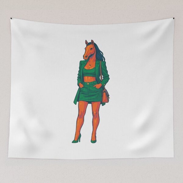 Item preview, Elegant Horse Lady designed and sold by Changing Room.