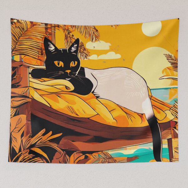 Item preview, Cat Sleeping in the Sun designed and sold by Zofia Sosnecka.