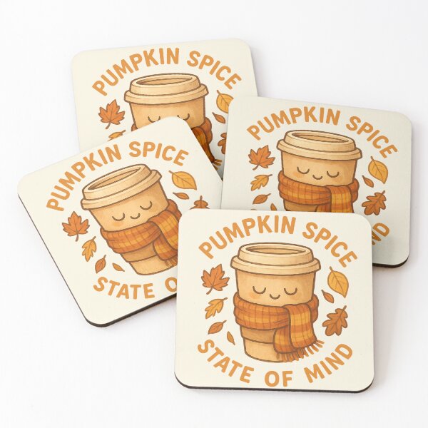Item preview, Pumpkin Spice State of Mind – Cozy Autumn Coffee Design designed and sold by LowBatteryBrand.