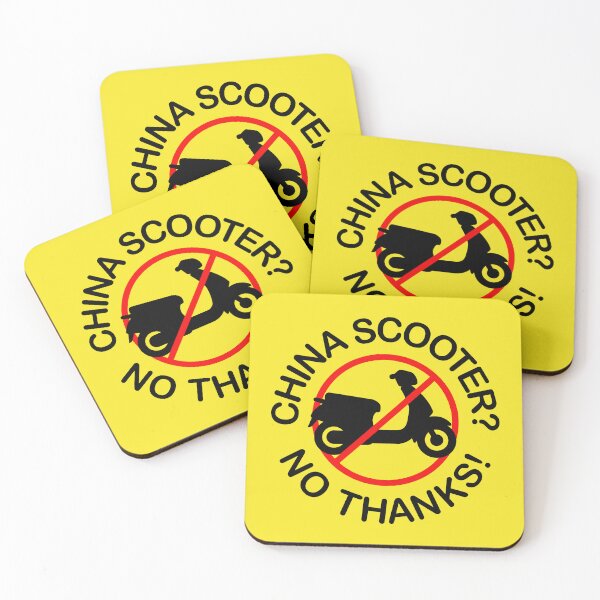 Item preview, Chinese scooters? No Thanks! (two-color) designed and sold by VEB Ostladen.