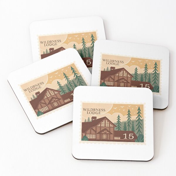 Item preview, Wilderness Lodge Stamp designed and sold by ShepDesigns.