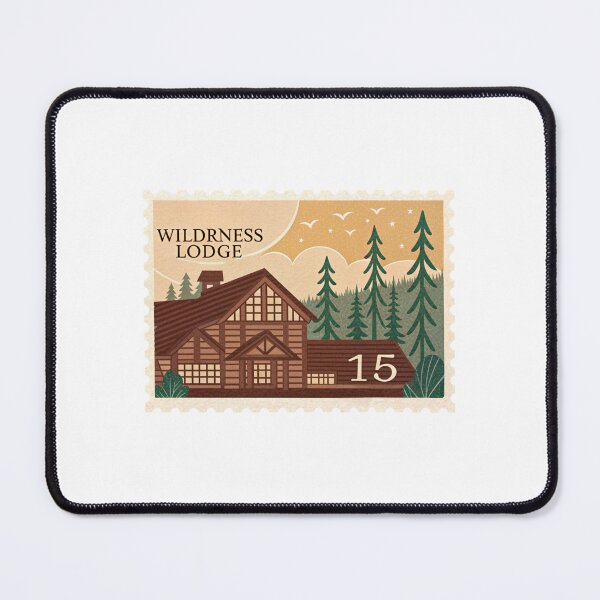 Item preview, Wilderness Lodge Stamp designed and sold by ShepDesigns.