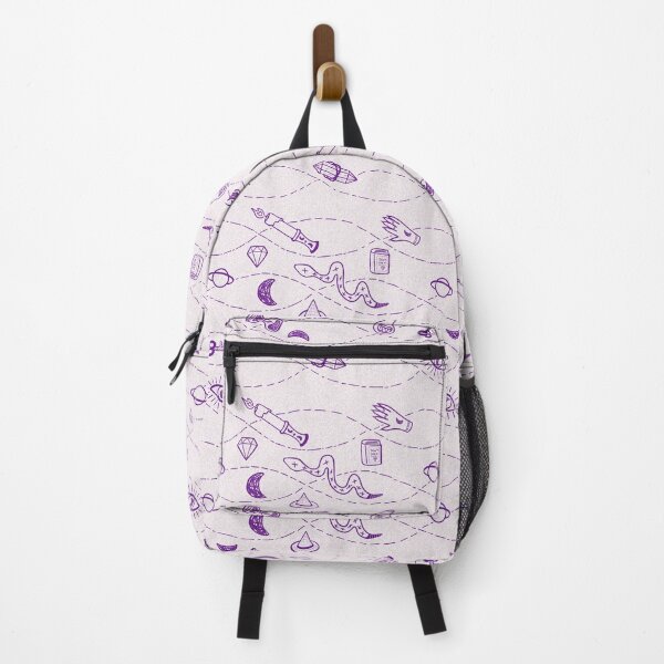 Item preview, Mystic Doodles – Witchy Elements in Purple Lineart designed and sold by KaosK.