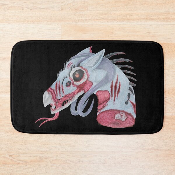 Item preview, Creepy zombie dragon lich portrait  designed and sold by WolfRaven Creations.