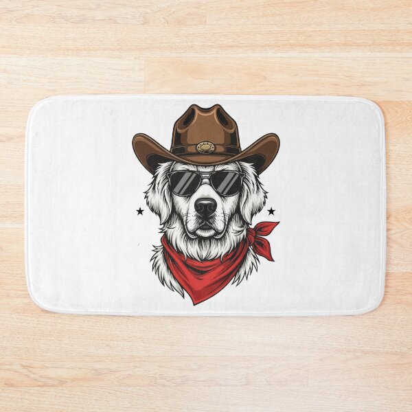 Item preview, Western Golden Retriever – Cute Cowboy Dog designed and sold by The Real Life Symphony.