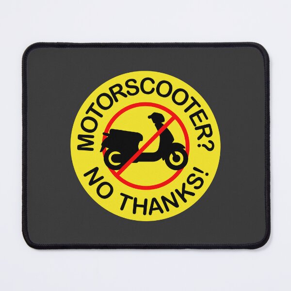 Item preview, Motor scooters? No Thanks! (tricolor) designed and sold by VEB Ostladen.