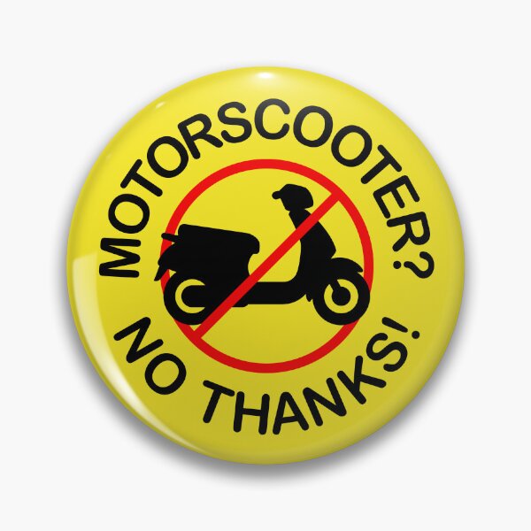 Item preview, Motor scooters? No Thanks! (two-color) designed and sold by VEB Ostladen.