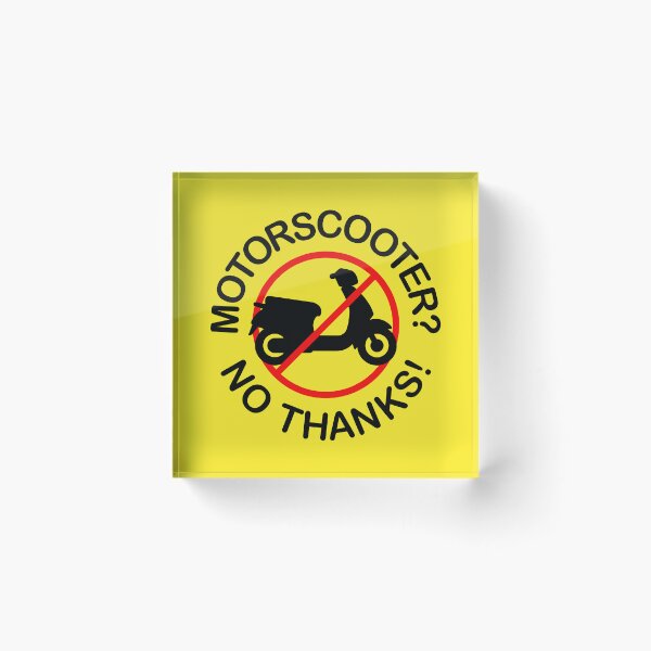 Item preview, Motor scooters? No Thanks! (two-color) designed and sold by VEB Ostladen.