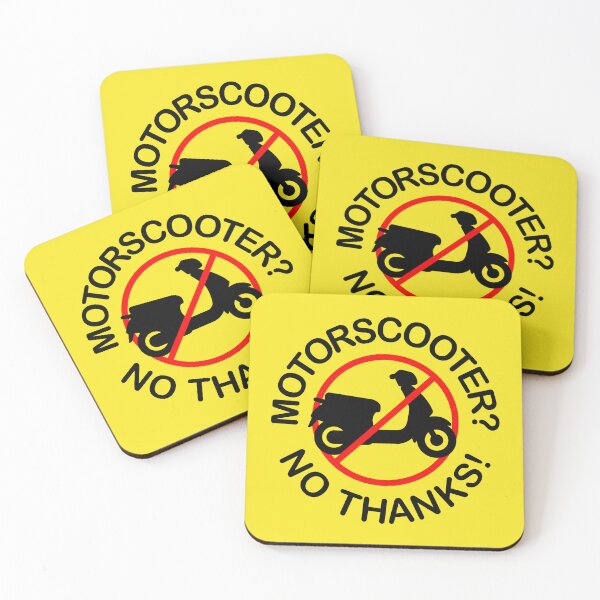 Item preview, Motor scooters? No Thanks! (two-color) designed and sold by VEB Ostladen.