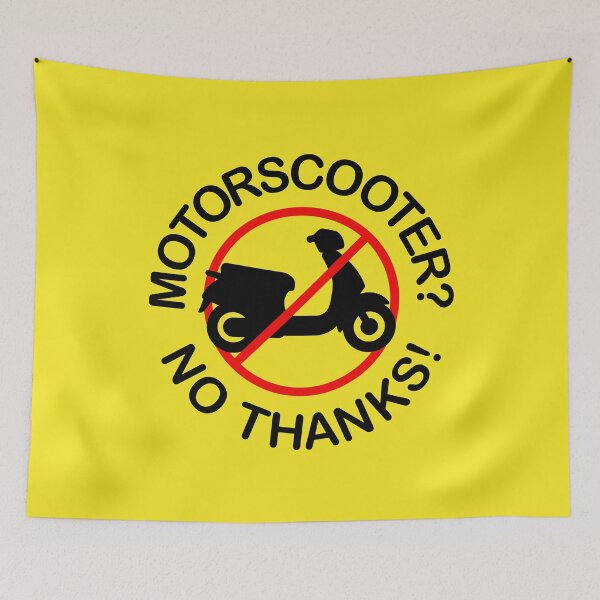 Item preview, Motor scooters? No Thanks! (two-color) designed and sold by VEB Ostladen.