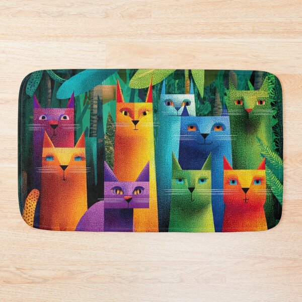 Item preview, Spaced Out Cats designed and sold by NdotoPop.