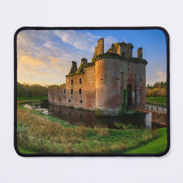 Item preview, Early morning at Caerlaverock Castle designed and sold by bitm2007.