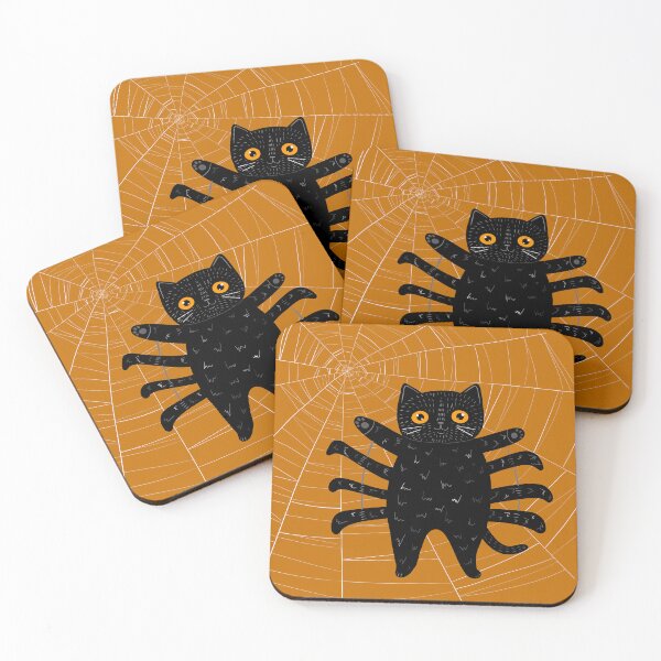 Item preview, Spooky Spider Cat designed and sold by KilkennyCat Art.