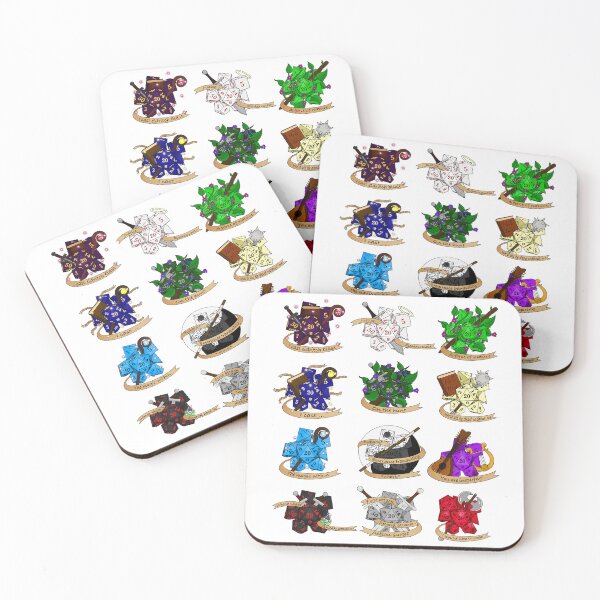 Item preview, Dungeons and Dragons Class Dice Designs Version 1 designed and sold by Rachel B Morton.