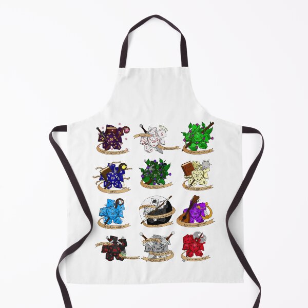 Item preview, Dungeons and Dragons Class Dice Designs Version 1 designed and sold by Rachel B Morton.
