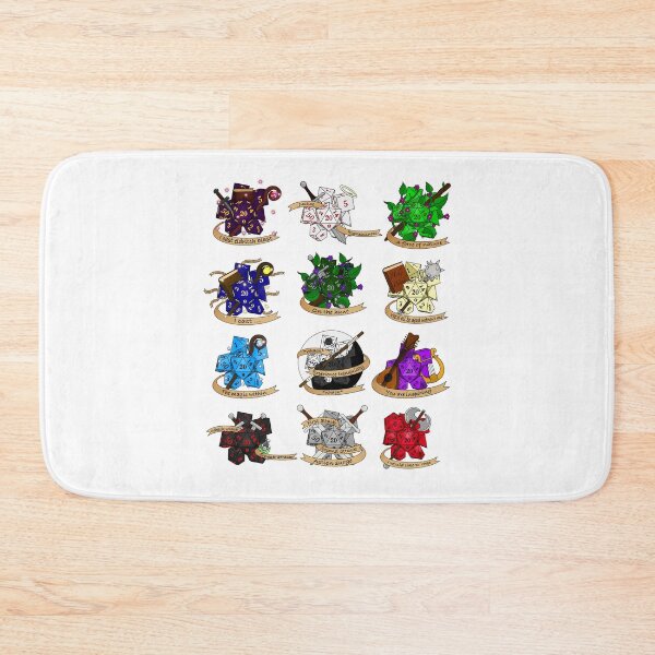 Item preview, Dungeons and Dragons Class Dice Designs Version 1 designed and sold by Rachel B Morton.