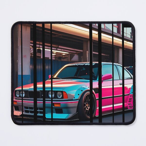 Item preview, B.W Power of the 3 series coupe with wide body kit, street racing vibe, high contrast neon colors 6 designed and sold by Neon G.