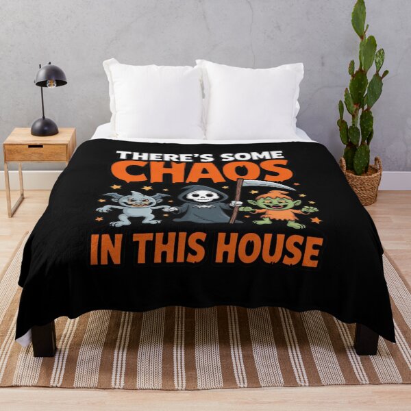 Item preview, There’s Some Chaos In This House – Halloween Mayhem Edition designed and sold by teevoxx.