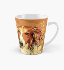Borzoi Boris Pop Art - Tan Tall Mug