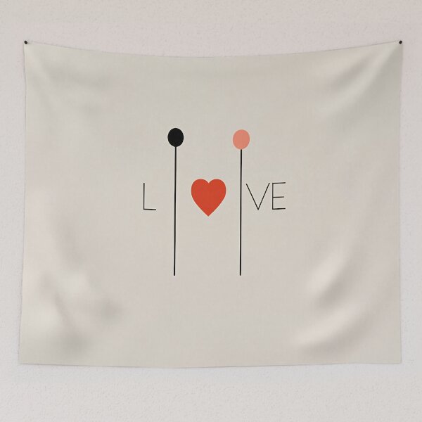 Item preview, Minimalist love graphic design designed and sold by anytka.