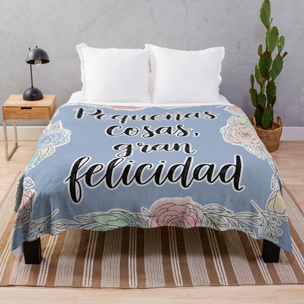 Item preview, Small Things, Great Happiness - Inspirational Floral Quote designed and sold by Karina Creative Studio.