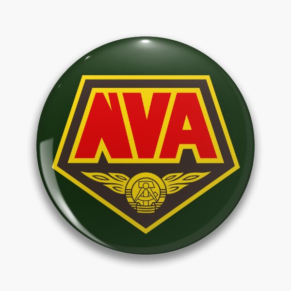 Item preview, NVA DDR emblem with gold/yellow designed and sold by VEB Ostladen.